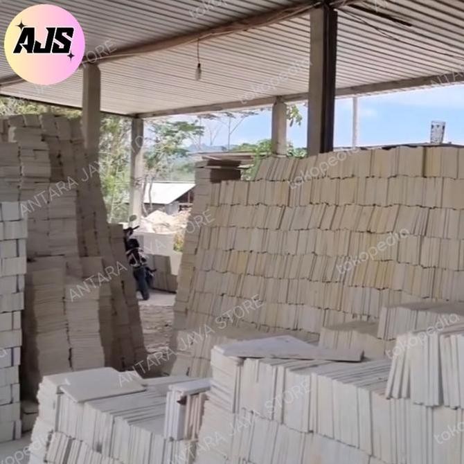 TERMURAH batu alam paras jogja / yogya cream dan putih ukuran variasi TM