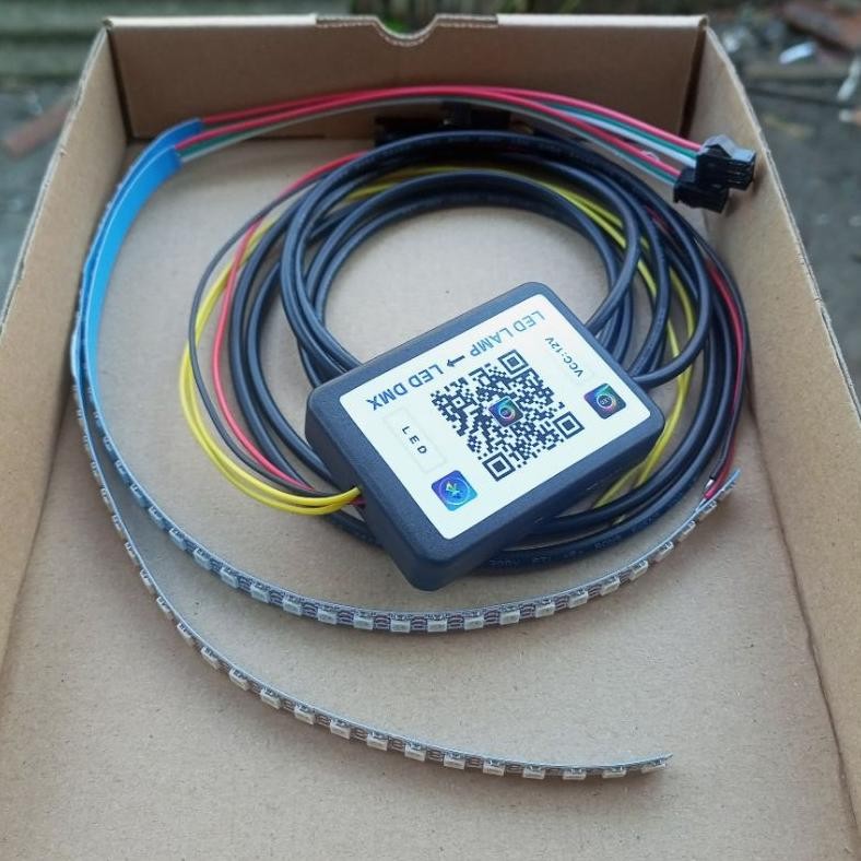 Devil Matrix Led Demon RGB Running Sein / Devil RGB Running Koneksi Bluetooth Led
