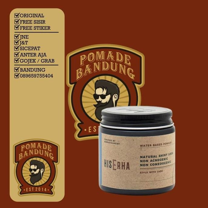 Produk Baru Pomade His Erha Water Based HISERHA Pomade Original