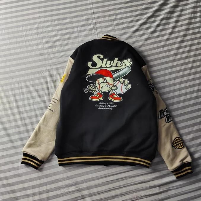 Jaket Baseball Varsity VIntage Original Salvio Hexia