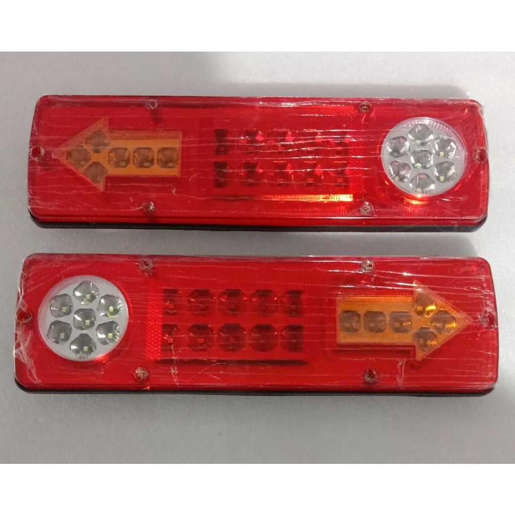 68A SEPASANG Lampu Belakang LED CATOR Motor Roda Tiga / Tail Light Assy Viar Nozomi Karya Jialing To