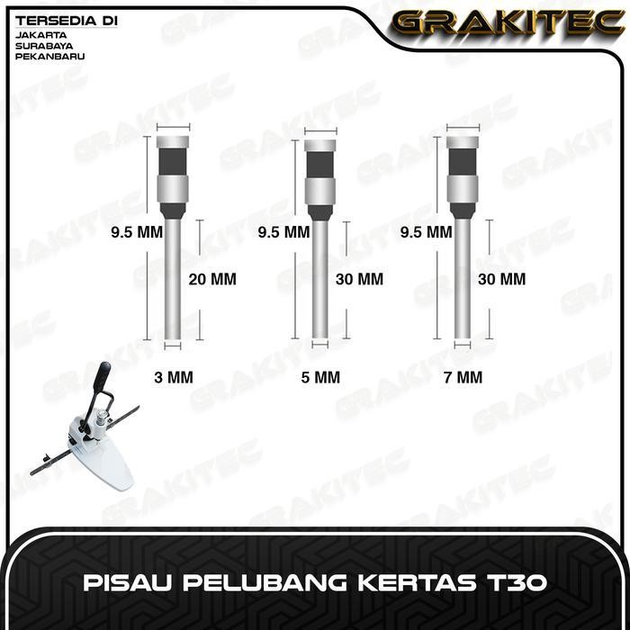 

Refill Pisau Pelubang Kertas T30 & Alas Grakitec Original Dan Terpercaya