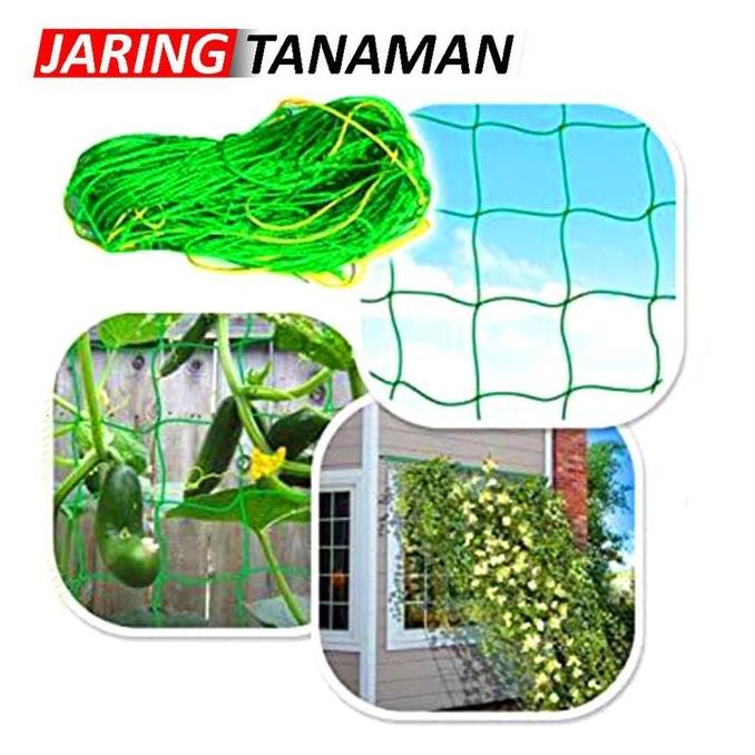 

Jaring Tanaman Rambat / Tali Nilon Penopang Tanaman / Climbing Net For Gardening / Vegetable Farm NS