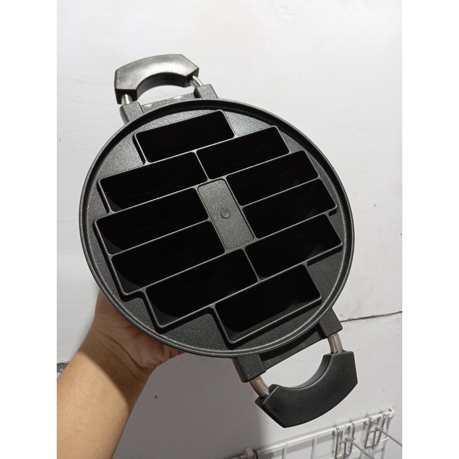 Cetakan Pukis 10 Lubang Happy Call / Cetakan Kue Rangin Kitchenware Loyang Telur Original Dan Terper