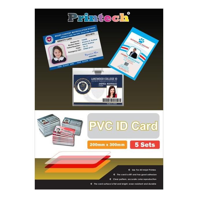 

Kertas Pvc Printech A4 20X30 Cm - Bahan Cetak Id Card Kartu Nama Tebal Original