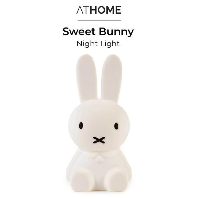 ATHOME SWEET BUNNY Night Light / Lampu Tidur LED Kamar Anak Lucu Pakai Remot Terlaris