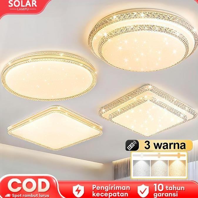 Sale Lampu Plafon Minimalis Moder Rumah Lampu Downlight Pvc Plafon Led 3 Warna Ceiling Lights Jarak 