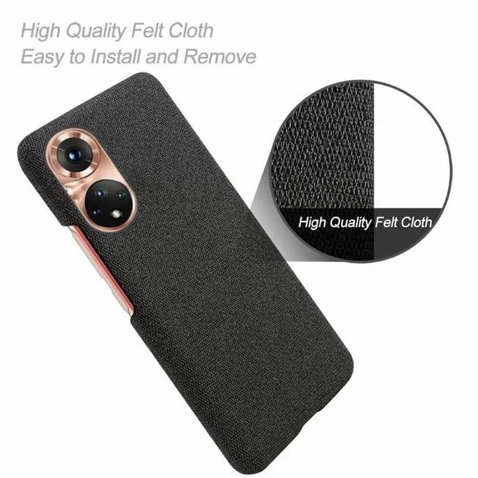 CLOTH TEXTURED CASE HUAWEI P50 / P50 PRO CASING Terlaris