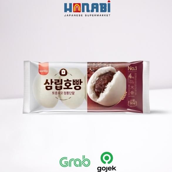 

Promoo!! Samlip Hopang Redbean Steamed Bun 3pcs - Bakpau Roti Isi Kacang Merah Made In Korea