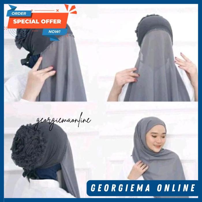 PASHMINA INNER TURKI // P INNER CEPOL TURKI KERUDUNG INSTAN BY NATHANIA FASHIONS BEST PRODUK 
