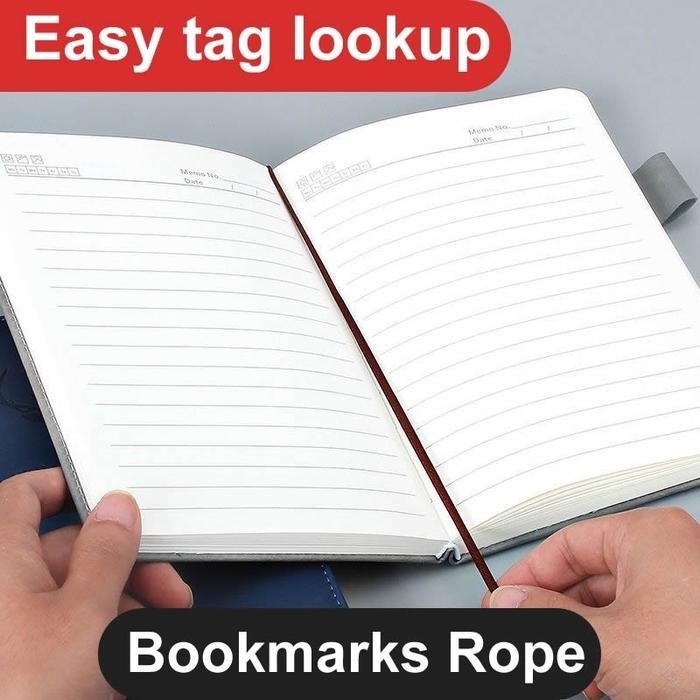 

SWG Buku Catatan Kerja A5 Premium - Agenda Meeting Planner, Notebook Diary dengan Cover Binder Tebal, Cocok untuk Hadiah & Kebutuhan Kantor (Original)