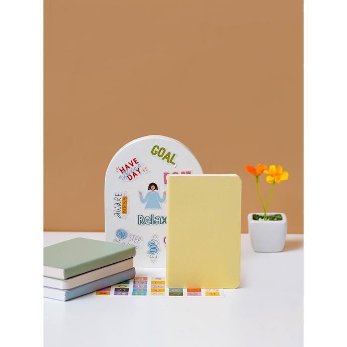 

SWG Bukuqu Notebook Softcover A6 #Pale - Notebook kulit premium - cream paper