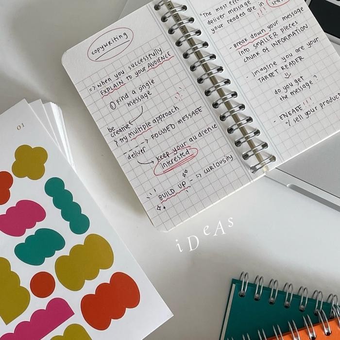 

SWG Ring Notepad Palette Collection - Weekly Planner/Checklist/Ideas/Plain