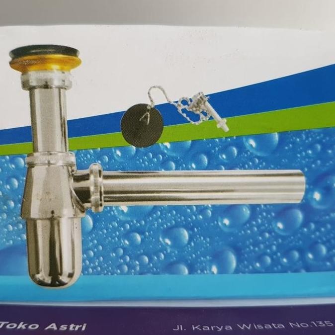 Sifon botol Wastafel Stainless steel