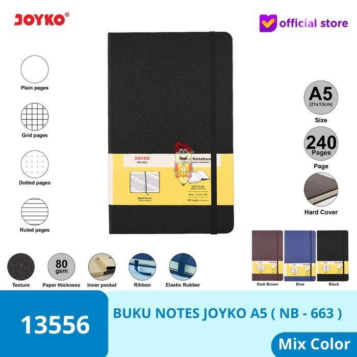 

SWG Ruled Notebook Diary Agenda Buku Catatan Bergaris Joyko NB-663 240 hal