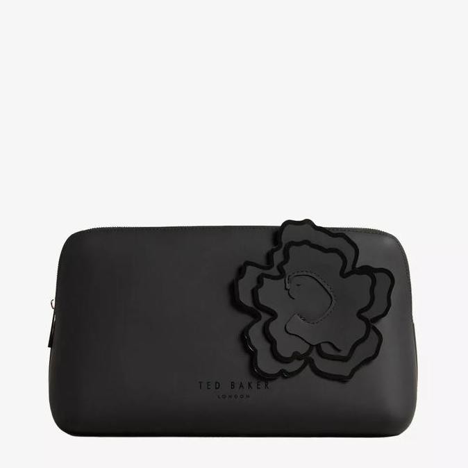 Ted Baker Jellin Ted Baker Magnolia Silicone Washbag - Black