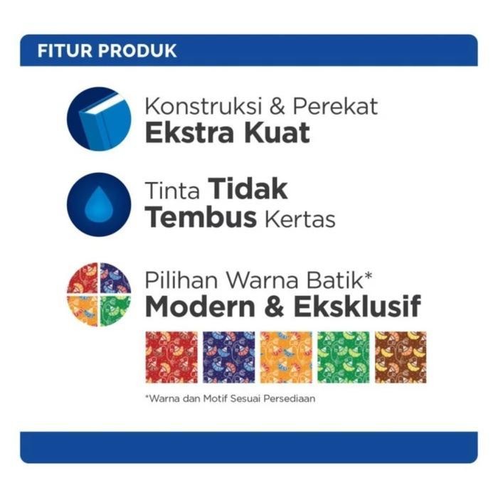 

SWG Paperline Buku Tulis HARD COVER Quarto 50 100 200 Lembar A5 Kuarto Q Garis Kantor Catatan Bergaris A5