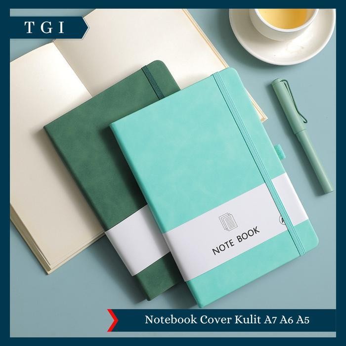

SWG TGI - BUKU TULIS MEMO MOTIF GARIS 3 UKURAN NOTEBOOK COVER KULIT A7 A6 A5 BUKU DIARY CATATAN KECIL