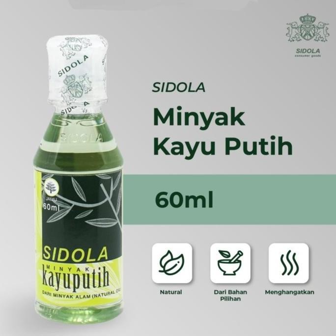 Minyak Kayu Putih Sidola 60 Ml / Sidola Minyak Kayu Putih 60 Ml