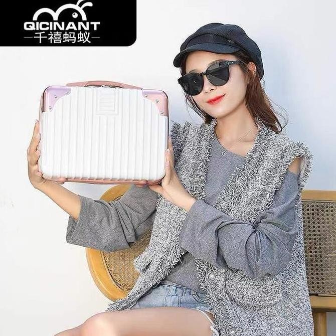 Beauty Case Koper Make Up Tas Bagasi Portabel Wanita Kotak Kecil