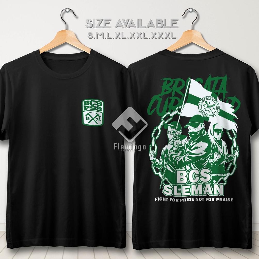 Promo Kaos Bcs Sleman Brigata Curva Sud Fight For Pride Not For Praise Baju Supporter Sepak Bola Cot