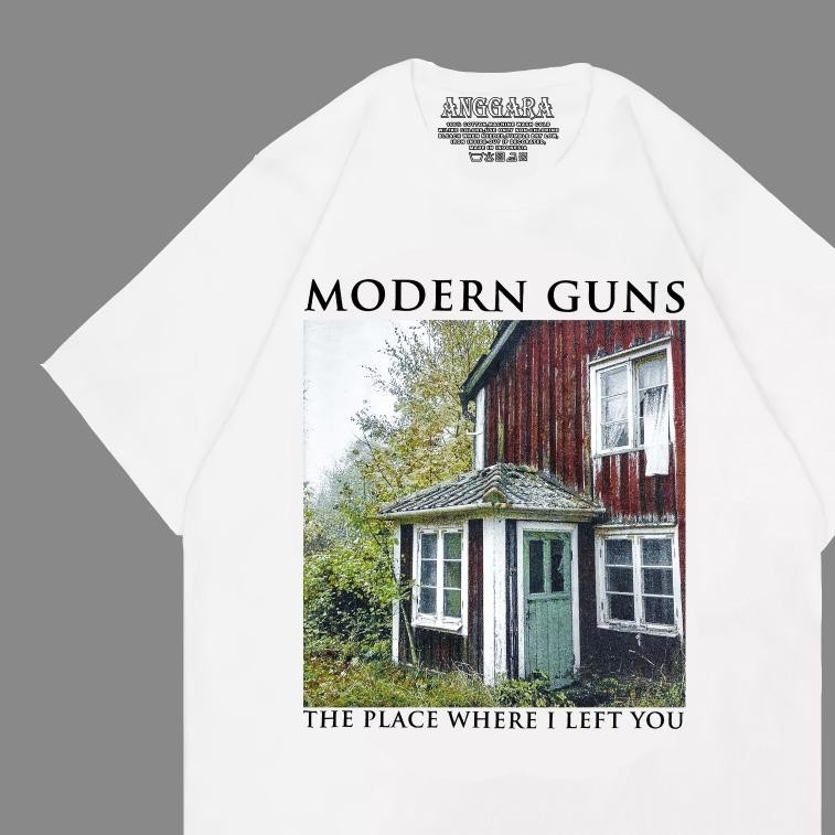 Modern Guns The Place Kaos Modern Guns Kaos Band Kaos Musik Distro Pria