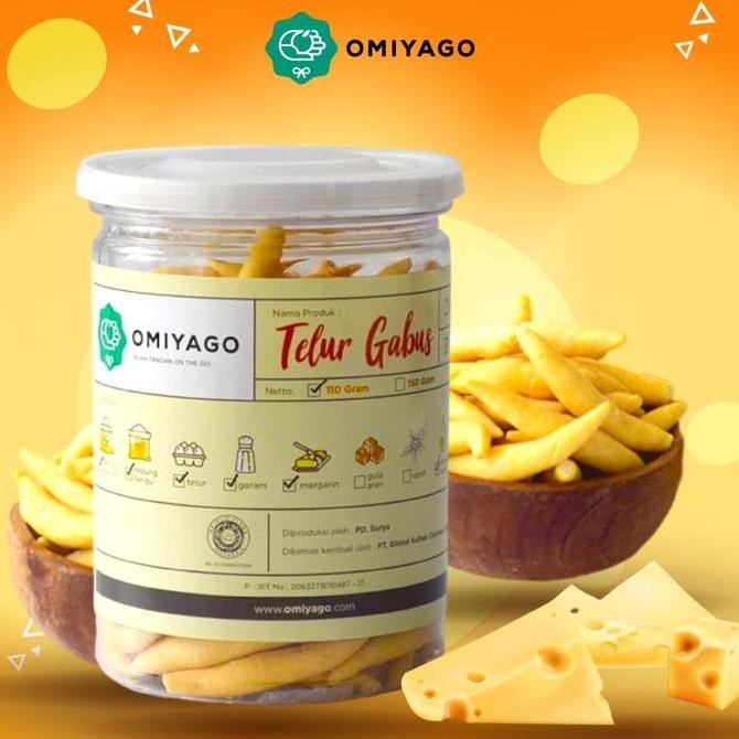 

Produk Baru!! Kue Telur Gabus Keju Omiyago - Snack Tradisional Renyah