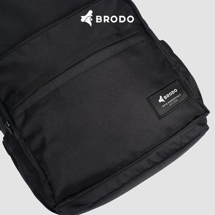Brodo - Tas Ino Backpack Hitam Original Dan Terpercaya