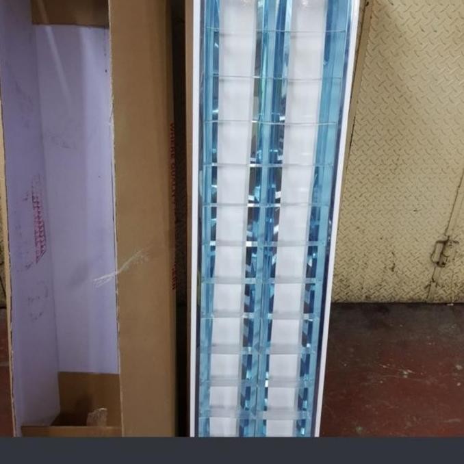 Kap Lampu Neon Rm 2X36 Panjang 120Cm / Rm 2X36