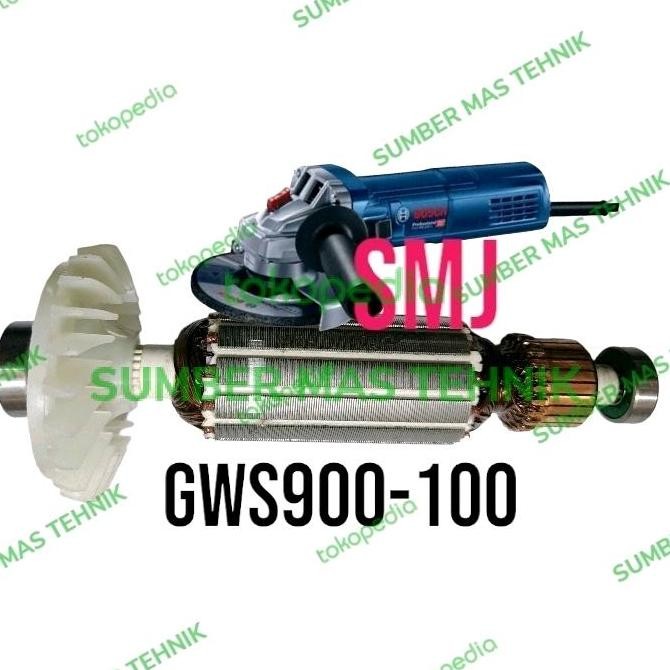 (1) ANGKER  GWS 900-100 ARMATURE GWS900-100 ROTOR 900-100 sumbermte dijamin