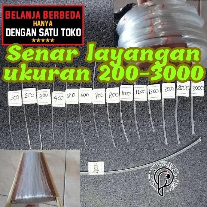 TR21 SENAR LAYANGAN GAPANGAN 200 - 3000 CAP IKAN KAKAP /ARWANA Murah