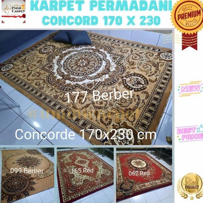 Karpet permadani concord 170x230 tebal karpet lantai karpet mewah