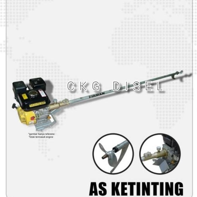 As Ketinting Kapal Nelayan Firman + Mesin Penggerak Gx 200