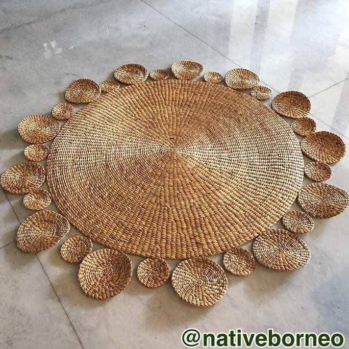 Karpet Eceng Gondok, Karpet Enceng Gondok, Karpet Natural Alami Etnik