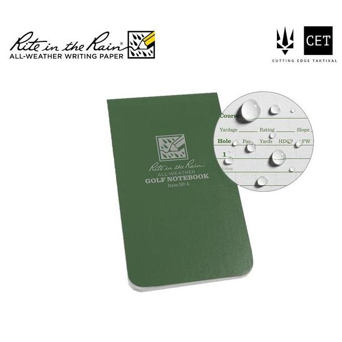 

Rite In The Rain 4 Golf Notebook Buku Lapangan Tahan Air - Green Kualitas Terbaik Harga Termurah