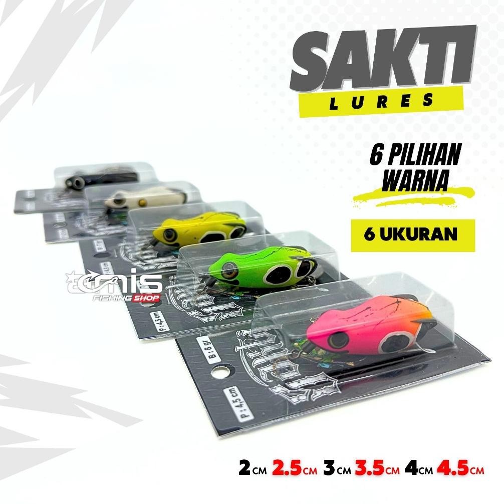 Sakti Lure Softfrog Kodok karet Umpan Casting Gabus Nugi