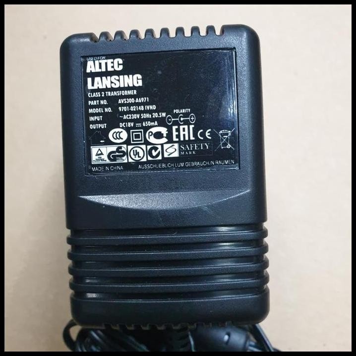 Adaptor Speaker Aktif Altec Lansing AVS 300 AVS 500 New