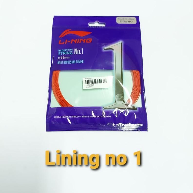 LINING NO 1 senar badminton lining original / senar raket lining Nugi