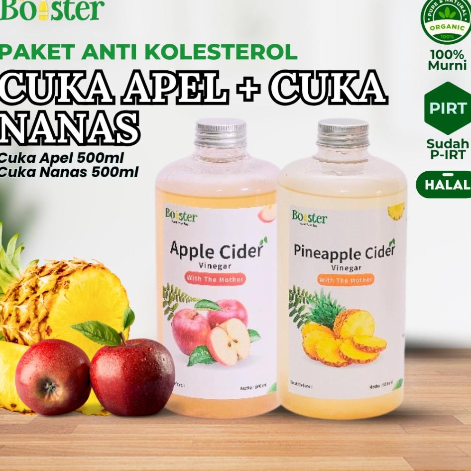 

Mybooster Paket Kolesterol Cuka Apel Cuka Nanas Ml Paket Hemat Bundling Cuka Apel Nanas
