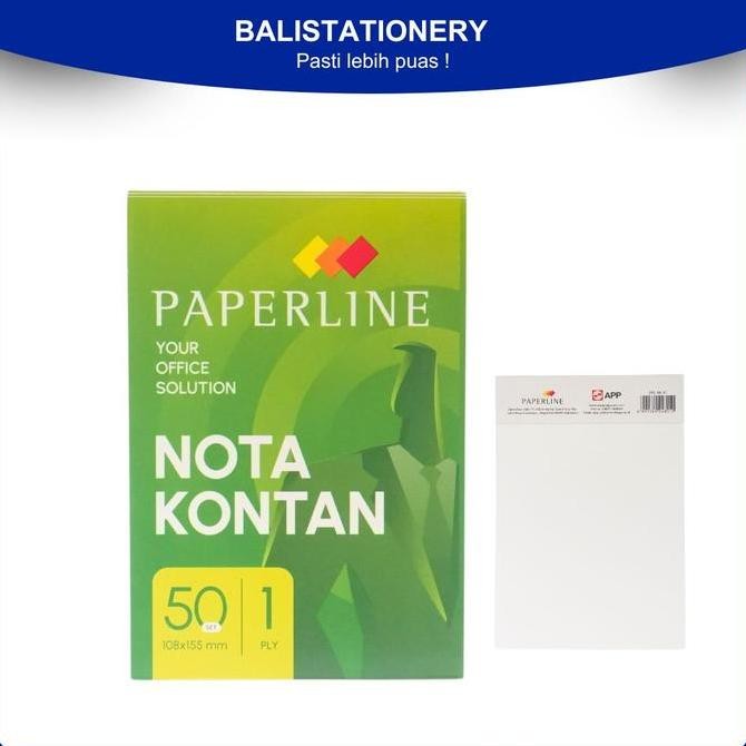 

&<&<&<&] Nota Kontan 1 ply Paperline Kecil isi 50 lembar