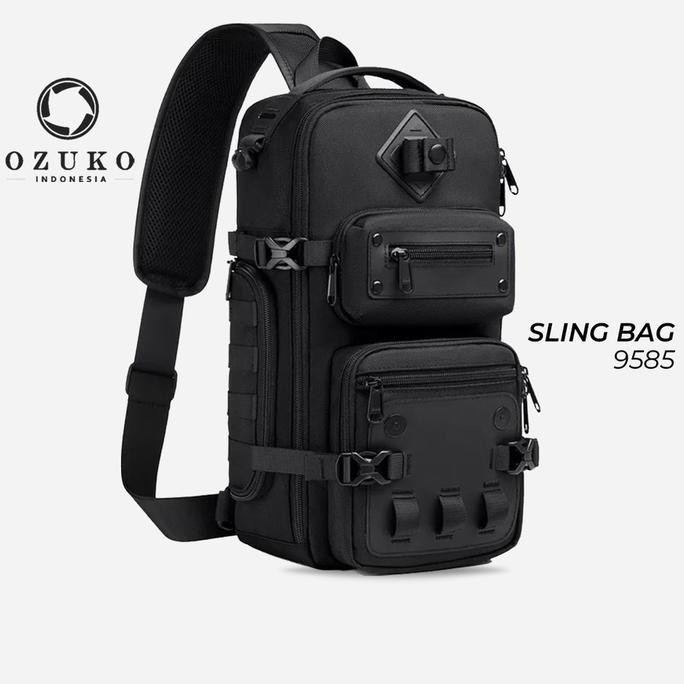 OZUKO Sling Bag #9585 - Tas Selempang Pria