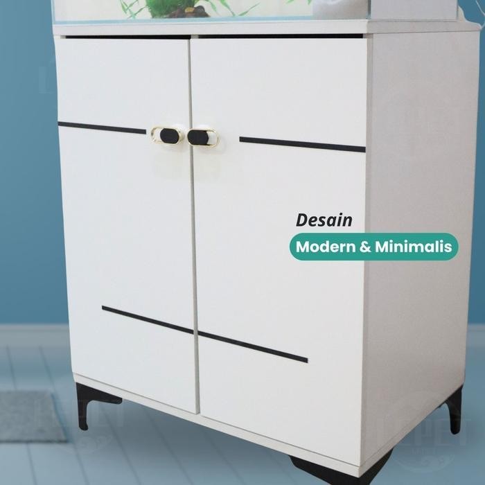 Lepet Lemari Kabinet Aquarium 510F(50Cm/60Cm)/ Kabinet Aquarium / Meja Aquascape / Akuarium Cabinet 