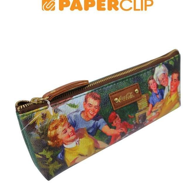 

TERBARU - PEN CASE / TEMPAT PENSIL KAIN COCA-COLA LBJ-SWHO-CK
