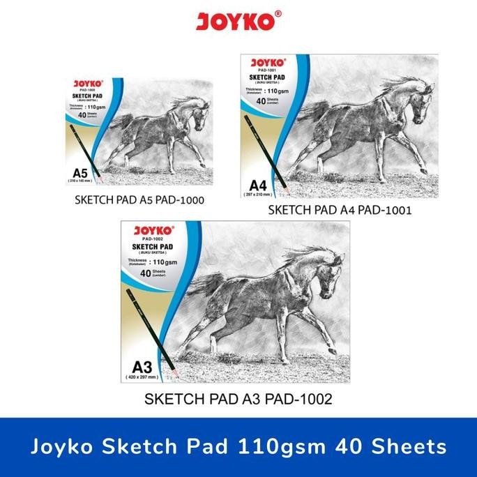 

_^_^_^] Joyko Sketch Pad / Sketch Book Buku Gambar Sketsa 40 Sheets