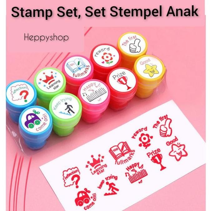 

Ready oke] Stamp Set, Set Stempel Anak