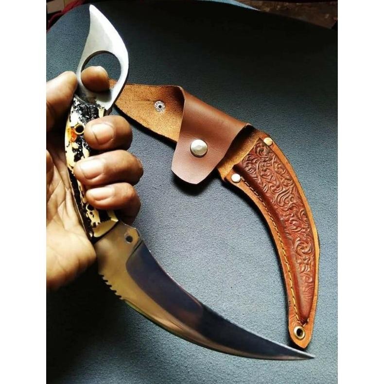 Kerambit Culla 1 Baja Tajam Desain Minang Nugi