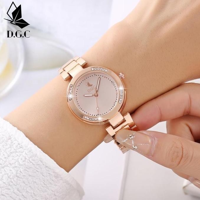 Cod (Free Baterai) Dgc Jam Tangan Fashion Wanita Analog Quartz  G68 Watches