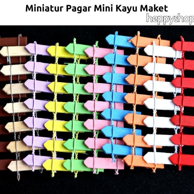 ------] Miniatur Pagar Mini Kayu Maket
