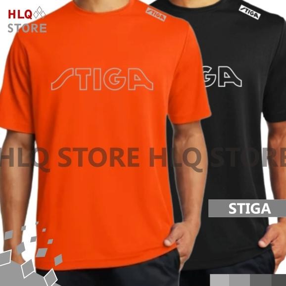 Kaos Olahraga Tenis Meja Pingpong Pria Wanita Polos Dry Fit ST01 Atasan Pakaian Baju Drifit Dryfit J