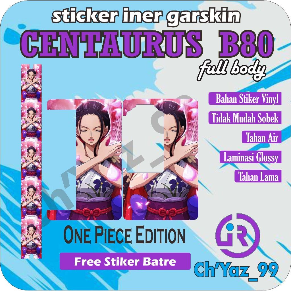 

Premium Cut - Vynil Gloosy One Piece B80 Iner Lengkap 28 Garskin Stiker / Case Custom Terlaris 2PCS/ Fullbody